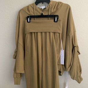 YFB Olive Sweatsuit Set